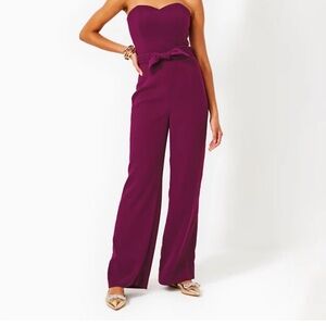 NWT Lilly Pulitzer Rosalie jumpsuit in Amarena Cherry
